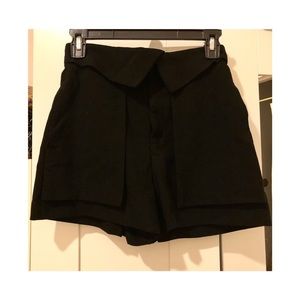 Zara Black Shorts || S